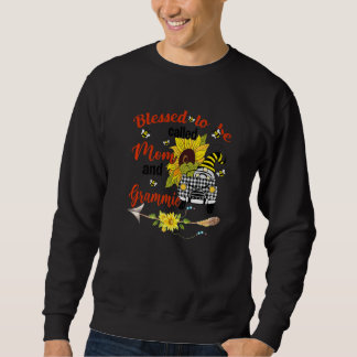 Sweatshirt Béni D'Être Appelé Grammie Gnome Tournesol Mothe