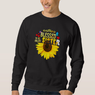 Sweatshirt Béni D'Être Appelé Soeur Femme Sunflower Siste