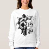 Sweatshirt Béni par Dieu aimé de Jésus (Devant)