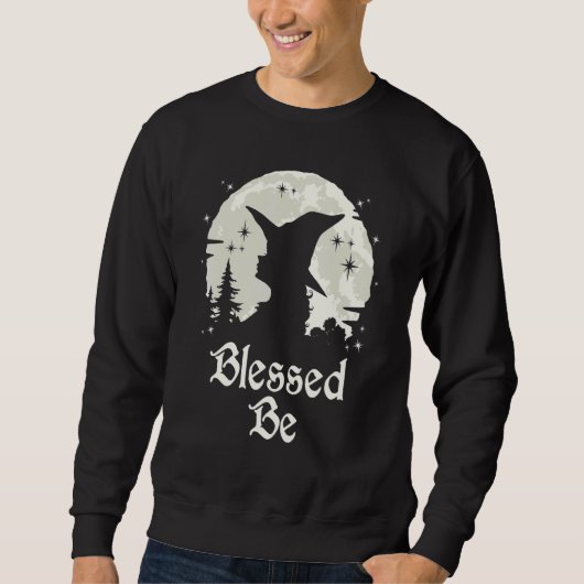 Sweatshirt Béni Soit Witchcraft Wiccan sorch (Devant)