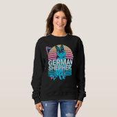 Sweatshirt Berger Allemand Rétro (Devant entier)