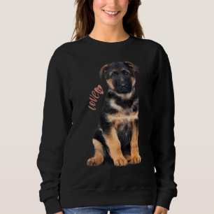 Sweatshirt Berger allemand Shepard Chien Maman Papa Aimer Ani