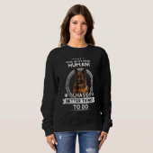 Sweatshirt Berger allemand Shepard Chien Maman Papa Joke Anim (Devant entier)