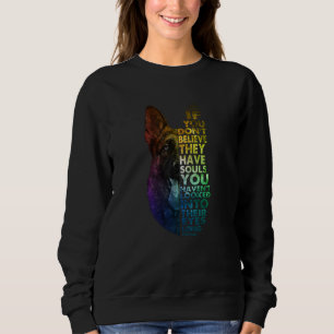 Sweatshirt Berger Allemand Si Vous Ne Croyez Pas Leurs Yeux