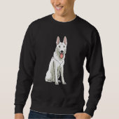 Sweatshirt Berger suisse blanc (Devant)
