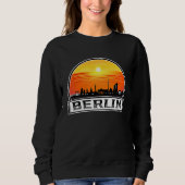 Sweatshirt Berlin Germany Sunset Skyline (Devant)
