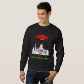 Sweatshirt Bern Invasion Jeu Rétro Avec Ufo (Devant entier)