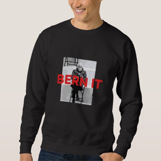 Sweatshirt Berne It Bernie Sanders Meme Mittens Président Ina (Devant)