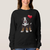 Sweatshirt Bernedoodle Chien Idée cadeau (Devant)