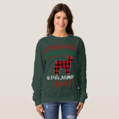 Sweatshirt Bernedoodle Dog Gifts This Is My Dog Pajama Ugly C (Devant entier)