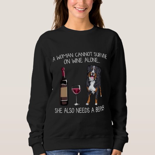 Sweatshirt Berner Et Chien À Vin Aménagés (Devant)