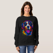 Sweatshirt Bernese Mountain Dog DJ Festival (Devant entier)