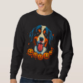 Sweatshirt Bernese Mountain Dog Halloween (Devant)
