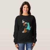 Sweatshirt Bernese Mountain Dog I Love Dad  Dog Fathers Day (Devant entier)