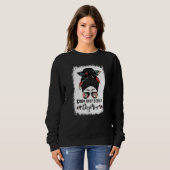 Sweatshirt Bernese Mountain Dog Kinda Busy Being A Dog Mom Me (Devant entier)