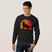 Sweatshirt Bernese Mountain Dog Retro (Devant entier)