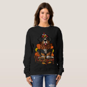 Sweatshirt Bernese Mountain Dog Thanksgiving Dog Turkey Costu (Devant entier)