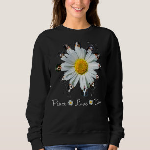 Sweatshirt Bernese Peace Love Daisy Chien Maman Chiens Bernai