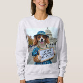 Sweatshirt Bernie Sanders Est Mon Héros (Devant)