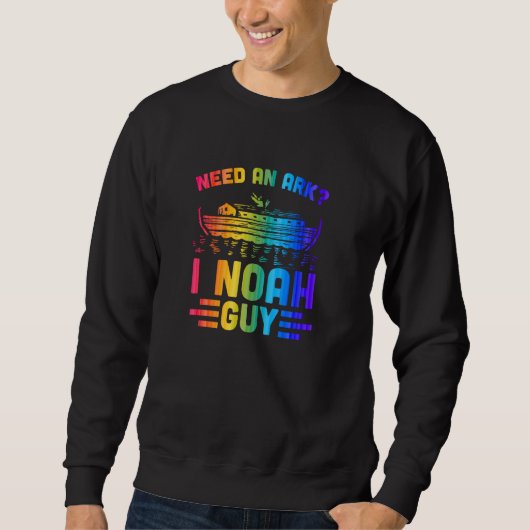 Sweatshirt Besoin D'Un Arc I Noah Guy Funny Christian Pun (Devant)