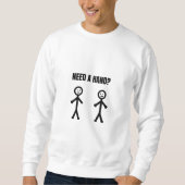 Sweatshirt Besoin d'un mème à main (Devant)