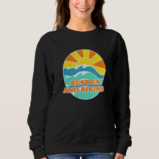 Sweatshirt Besoins Et Bikinis Beach Friends Beach Bum Buddy (Devant)