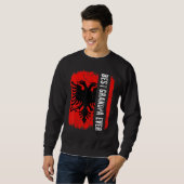 Sweatshirt Best Albanian Grandpa Ever Albania Flag Father's D (Devant entier)