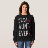 Sweatshirt Best Aunt ever   (Devant entier)