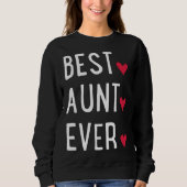 Sweatshirt Best Aunt ever   (Devant)