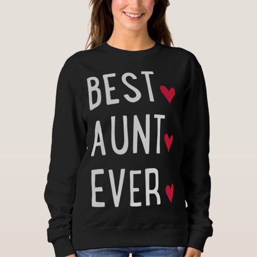 Sweatshirt Best Aunt ever   (Devant)