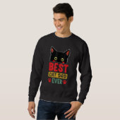 Sweatshirt Best Cat Dad Ever  Cute Cat Daddy Fathers Day 2023 (Devant entier)