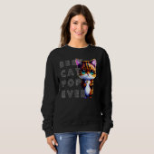 Sweatshirt Best Cat Pop Cute Kitten (Devant entier)