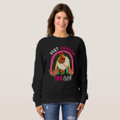 Sweatshirt Best Chicken Mimi Ever Cute Chicken Bow Tie Mother (Devant entier)