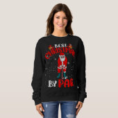 Sweatshirt Best Christmas By Par Funny Christmas Père Noël Go (Devant entier)