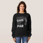 Sweatshirt Best Dad By Par Frisbee Disc Golf Player (Devant entier)