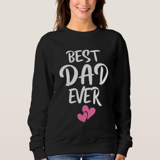 Sweatshirt Best Dad Ever With US Flag Tie Dye Fathers Day 3 (Devant)