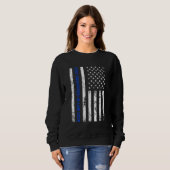 Sweatshirt Best Daughter In Law Ever Retro American Flag Boys (Devant entier)
