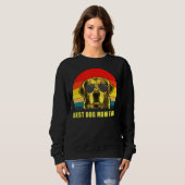 Sweatshirt Best Dog Mom Ever Golden Retriever   (Devant entier)