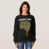 Sweatshirt Best Engineer Ever Profession Engineering Career (Devant entier)