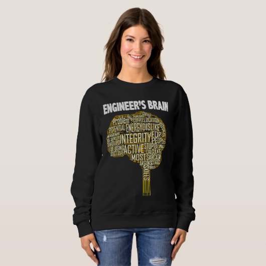 Sweatshirt Best Engineer Ever Profession Engineering Career (Devant entier)
