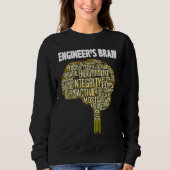 Sweatshirt Best Engineer Ever Profession Engineering Career (Devant)