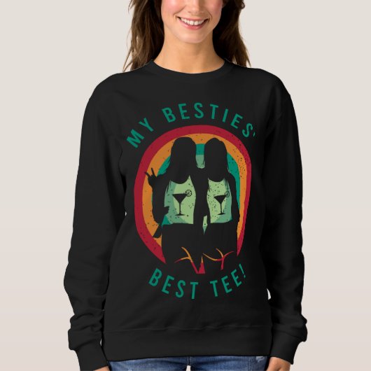 Sweatshirt Best Friend Clothing For Friendship Day (Devant)