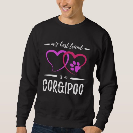 Sweatshirt Best Friend Corgipoo Dog  Dog Mom  Idea (Devant)