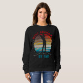 Sweatshirt Best Grandpa By Par  Awesome Golfer Grandfather (Devant entier)