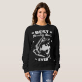 Sweatshirt Best Husky Dad Siberian Husky (Devant entier)