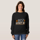 Sweatshirt Best Husky Papa (Devant entier)