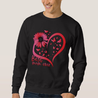Sweatshirt Best Mom Ever Happy Mothers Day 2023 Butterfly Mom