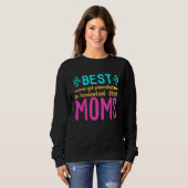 Sweatshirt Best Moms Get Promoted to Homeschool Moms Funny Mo (Devant entier)
