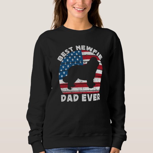Sweatshirt Best Newfie Dad For Men Newfy Newfoundland Dog Ame (Devant)