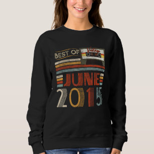 Sweatshirt Best Of June 2015 Anniversaire Vintage 7 Anniversa